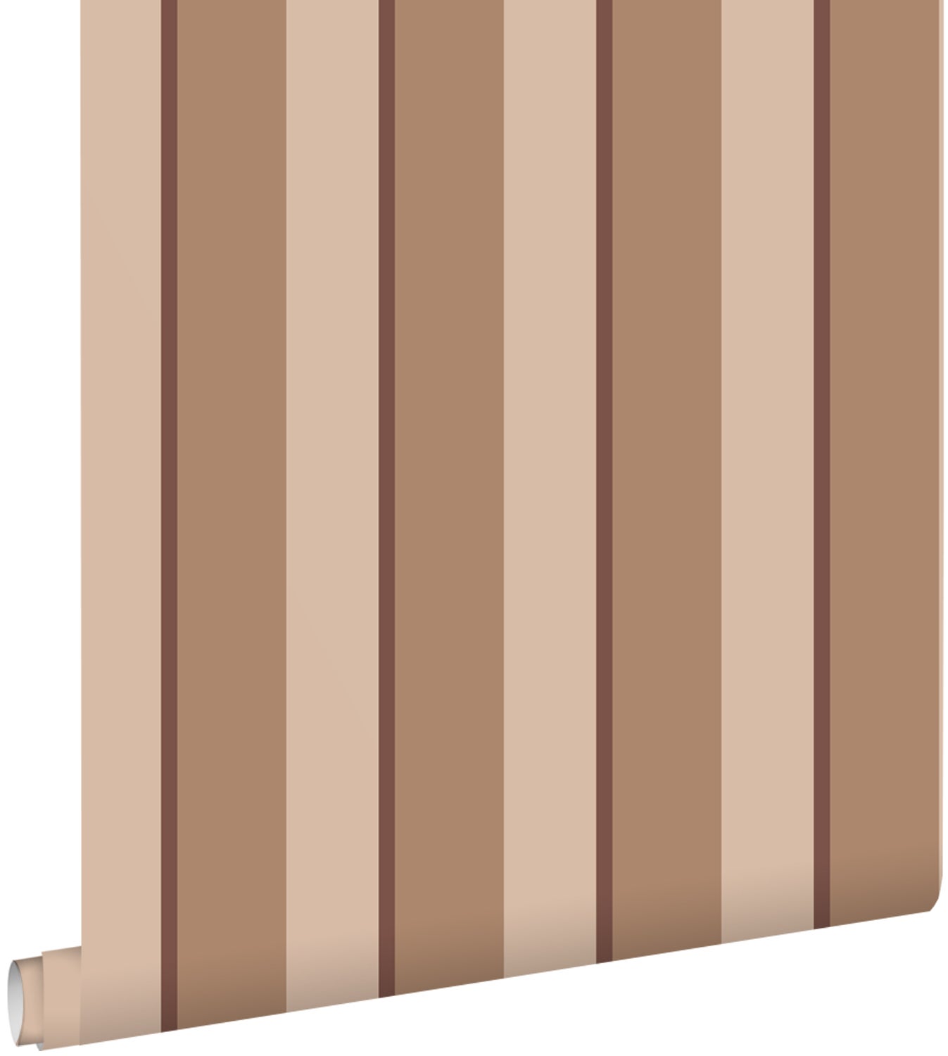 Tapeta paski brązowym - 50 x 900 cm - ESTAHOME