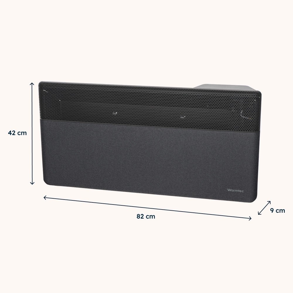 Grzejnik elektryczny konwektorowy energooszczędny 2000W inwerterowy Wi-Fi antracyt Warmtec EGI-20A - 3