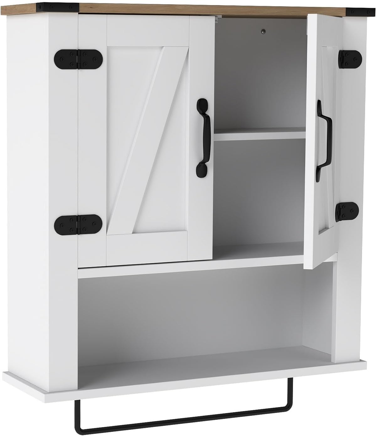 Armoire de Salle de Bain de 66,9 Po de Hauteur, Meuble de Rangement Autoportant avec Portes en Verre Ajustables et Étagères, Garde-Robe de Rangement Moderne pour Cuisine, Salle à Manger et Salon Armoire de Salle de Bain de 66,9 Po de Hauteur, Meuble de Rangement Autoportant avec Portes en Verre Ajustables et Étagères, Garde-Robe de Rangement Moderne pour Cuisine, Salle à Manger et Salon