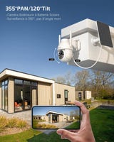COCOCAM 2K Caméra de Surveillance WiFi 2.4GHz Extérieure, Caméra ...