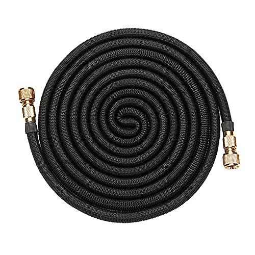 Tuyau d'arrosage extensible 30m- Double latex - Pistolet 7 jets