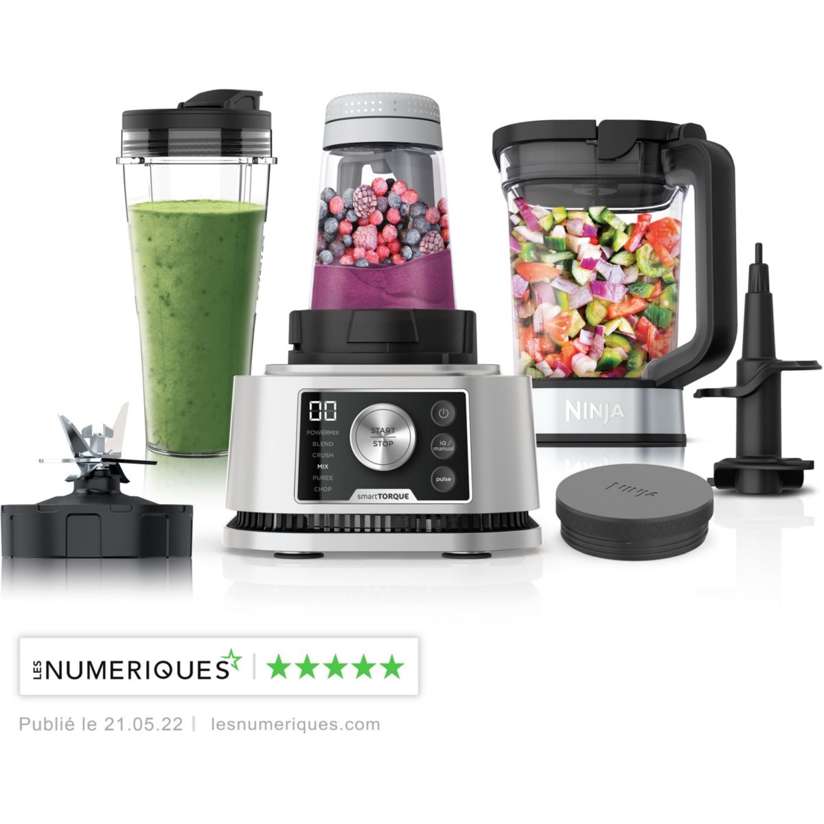Blender NINJA Foodi Power Nutri 3-en-1 CB350EU - 3