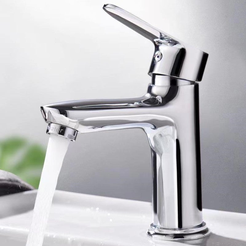 1szt. bateria umywalkowa do łazienki ze stali nierdzewnej 304, mieszacz wody ciepłej i zimnej