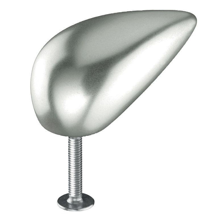 Poignée bouton STARCK série 3632 finition mat aluminium F1 gauche - FSB ...