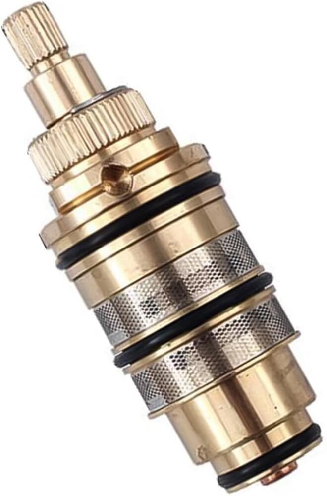 Cartouche de douche thermostatique universelle en laiton, vanne de contrôle de température pour barre de douche, mitigeur de douche (1 pièce) - 5