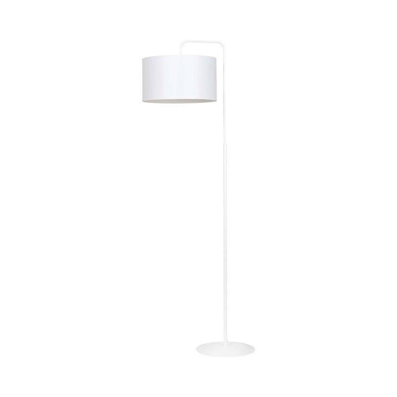 Lampa podłogowa stojąca Trapo biała 1xE27x15W wym: 160 x 50 x 35 cm tkanina Emibig