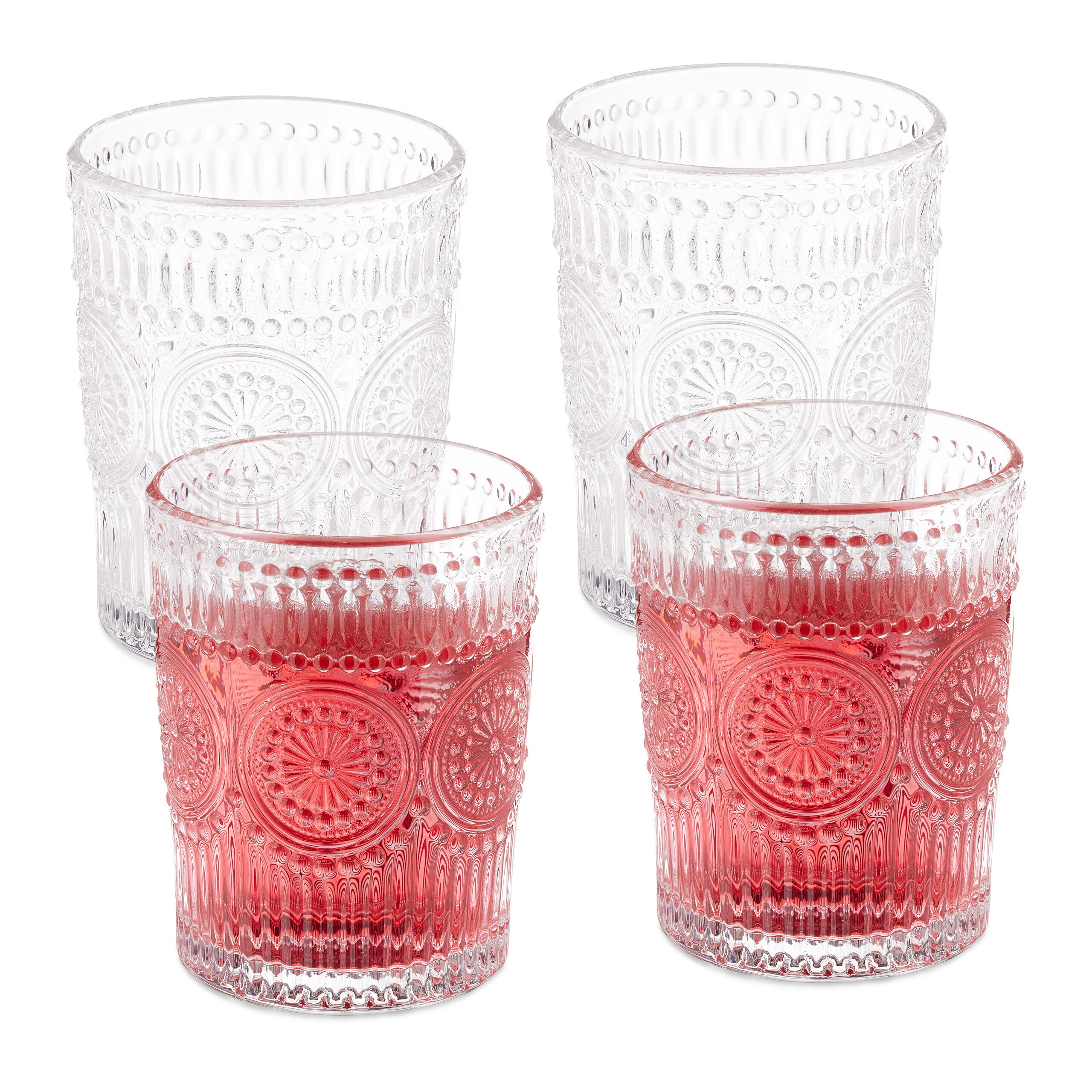 Set 4 Bicchieri Long Drink In Cristallo 375 Ml - Bianco E Rame - Eleganti E Lavabili In Lavastoviglie - Made In Germany - 2