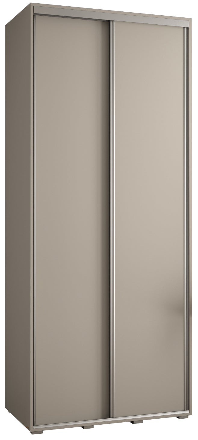 Szafa przesuwna wysoka Dakota 1 100 x 45 x 235,2 cm kaszmir + u. srebrny - Abiks Meble