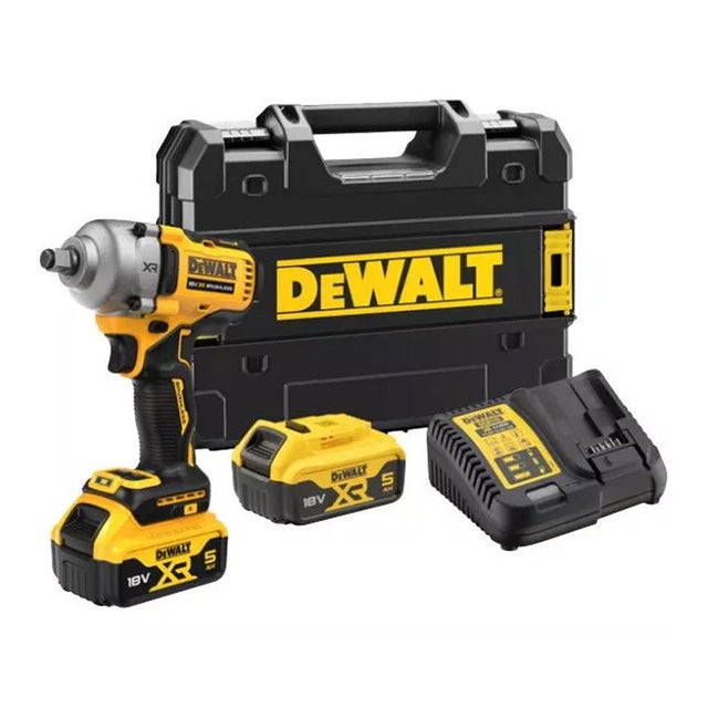 DeWALT Outillage - Boulonneuse à choc sans fil 18V avec 2 batteries XR 5 Ah, 813 Nm DCF892P2T