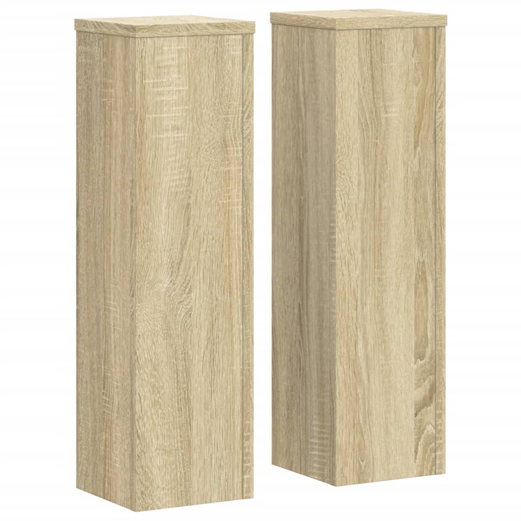 Maison Exclusive - Supports pour plantes 2 pcs chêne sonoma bois d'ingénierie - 2