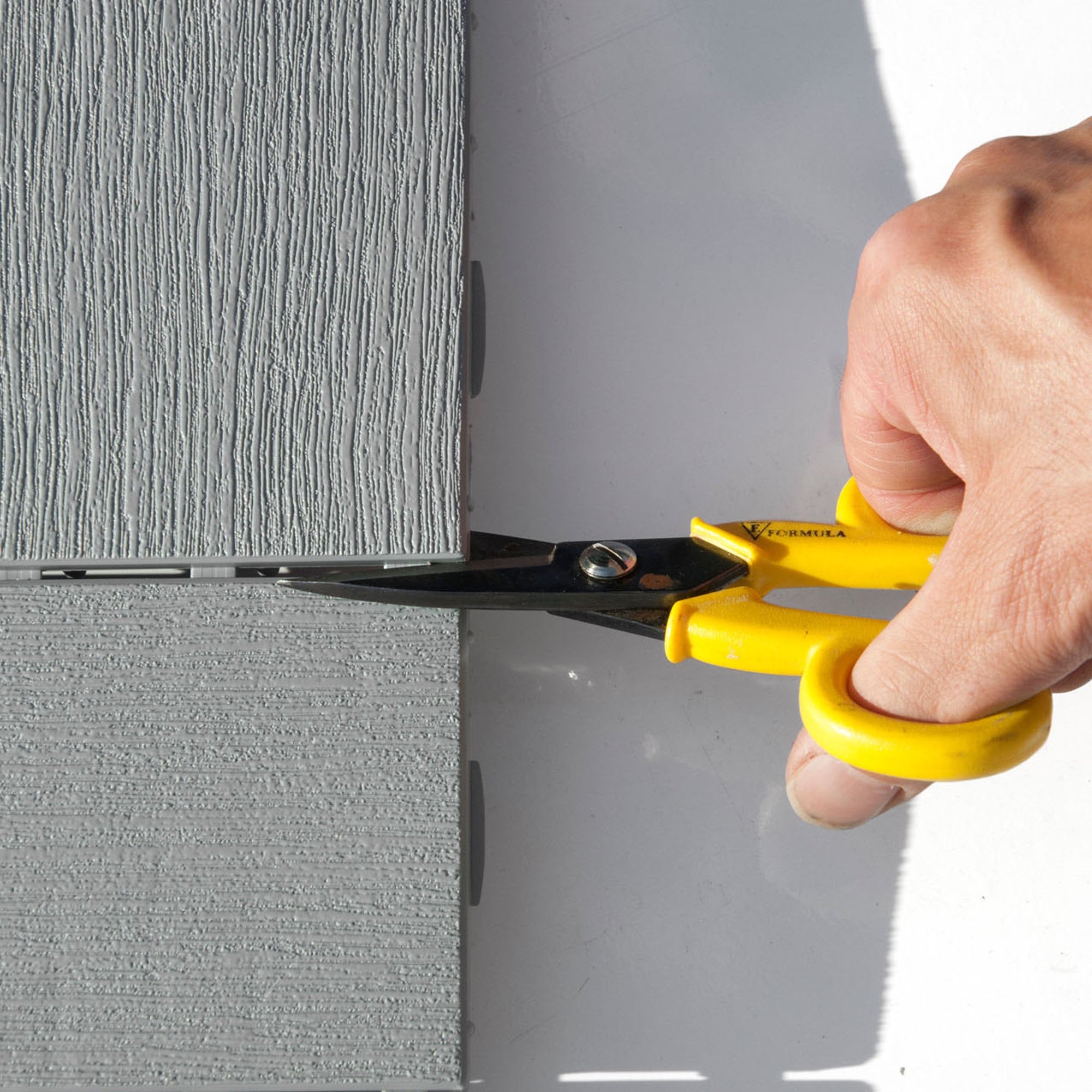 Dalle clipsable jardin finition bois 