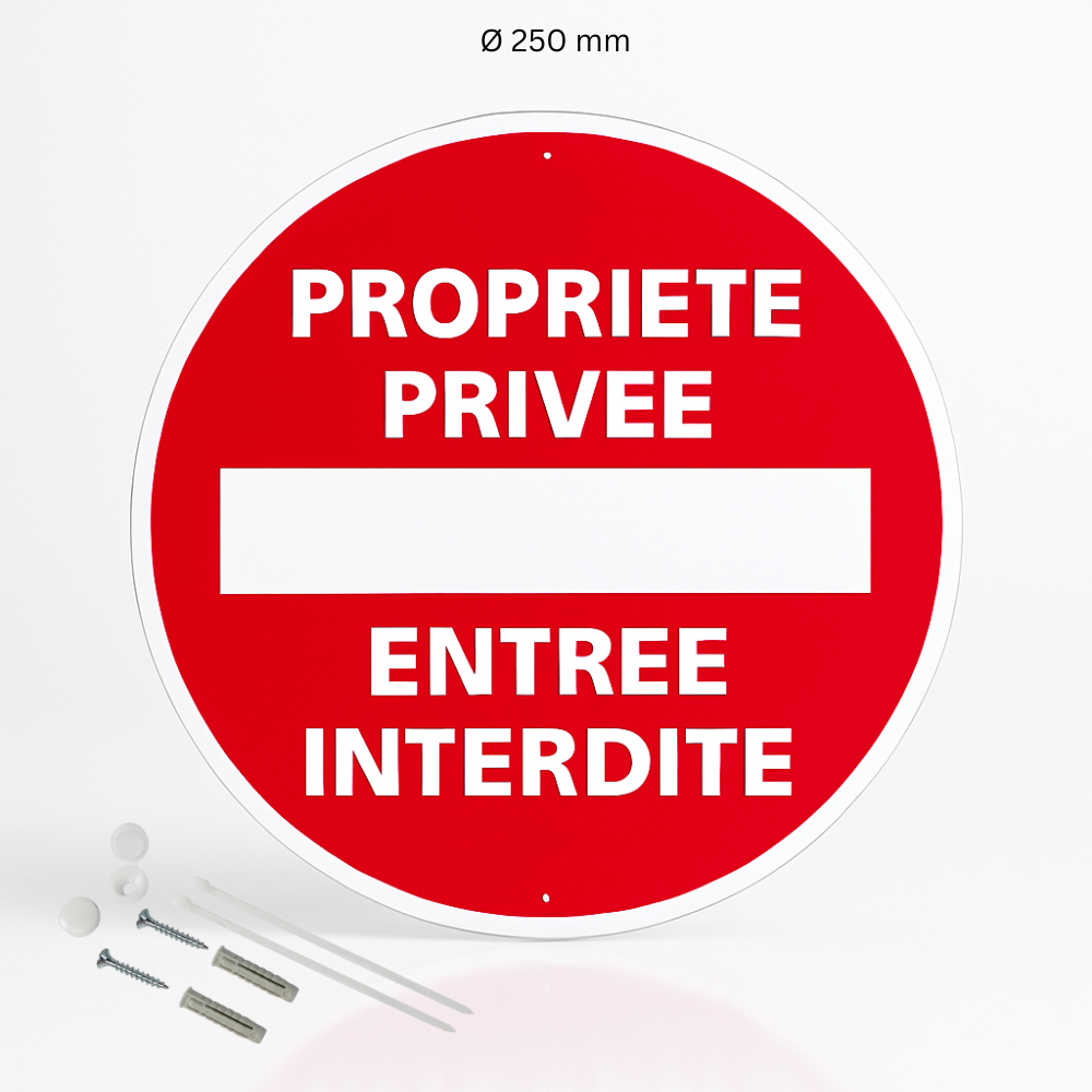 Panneau Propriété Privée Défense D'entrer | Signals