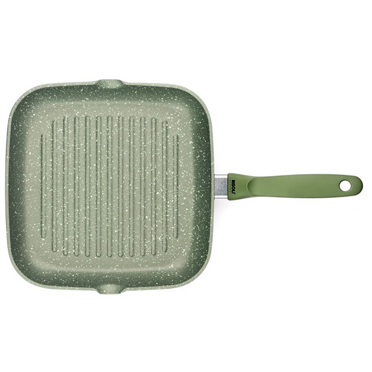 Patelnia Grillowa Dr. Green, Aluminium Odlewane Ciśnieniowo, Zielony, Risolì