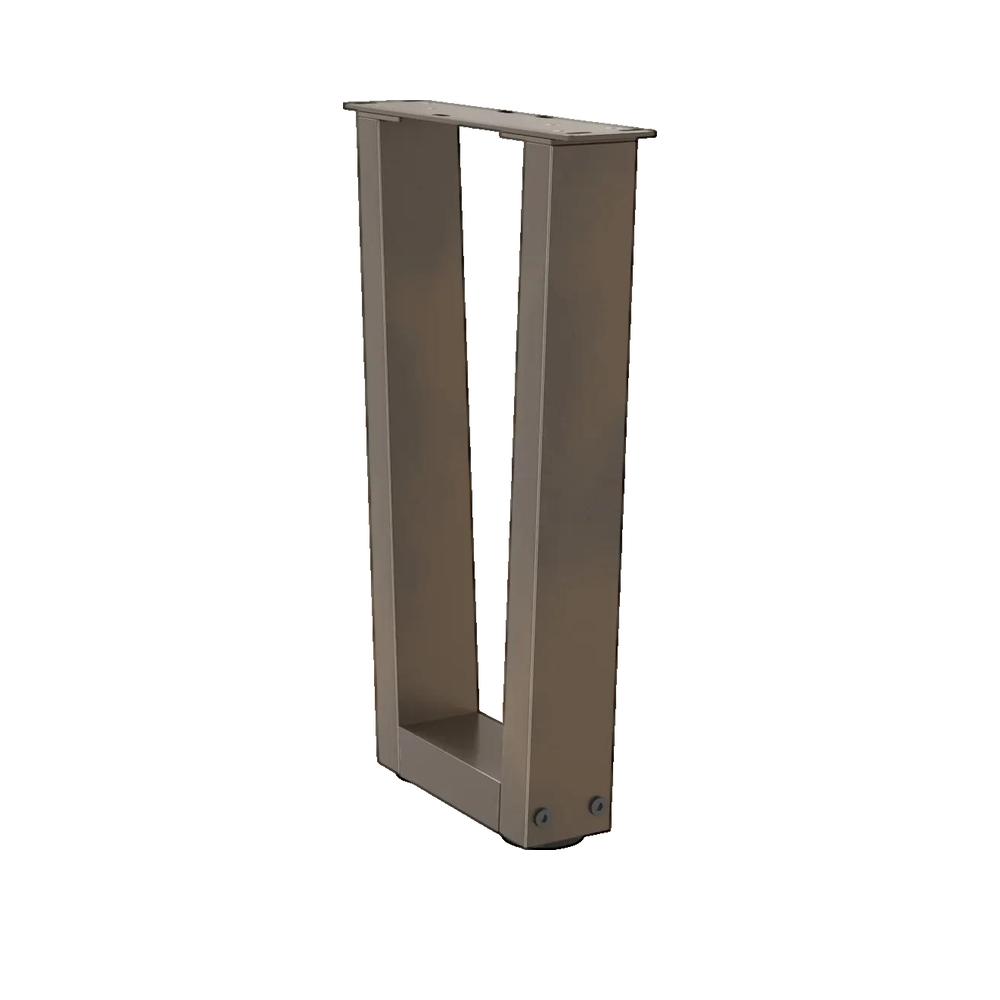 Nogi do stołu do jadalni vidaXL stal naturalna nowoczesny design regulowane 2 szt.