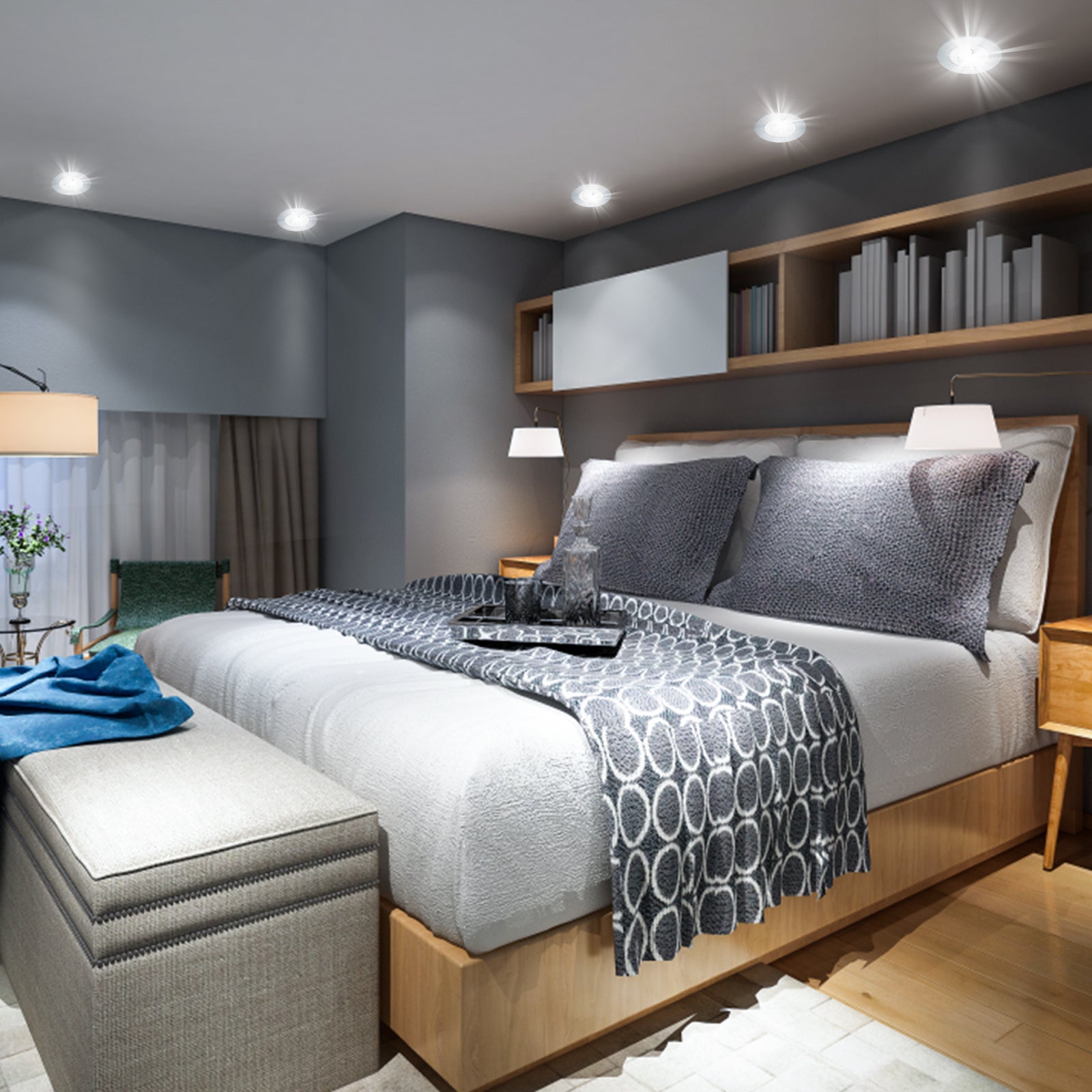 Faretti da incasso 20x Faretti LED da soffitto Faretto da incasso orientabile bianco freddo 3W - 5