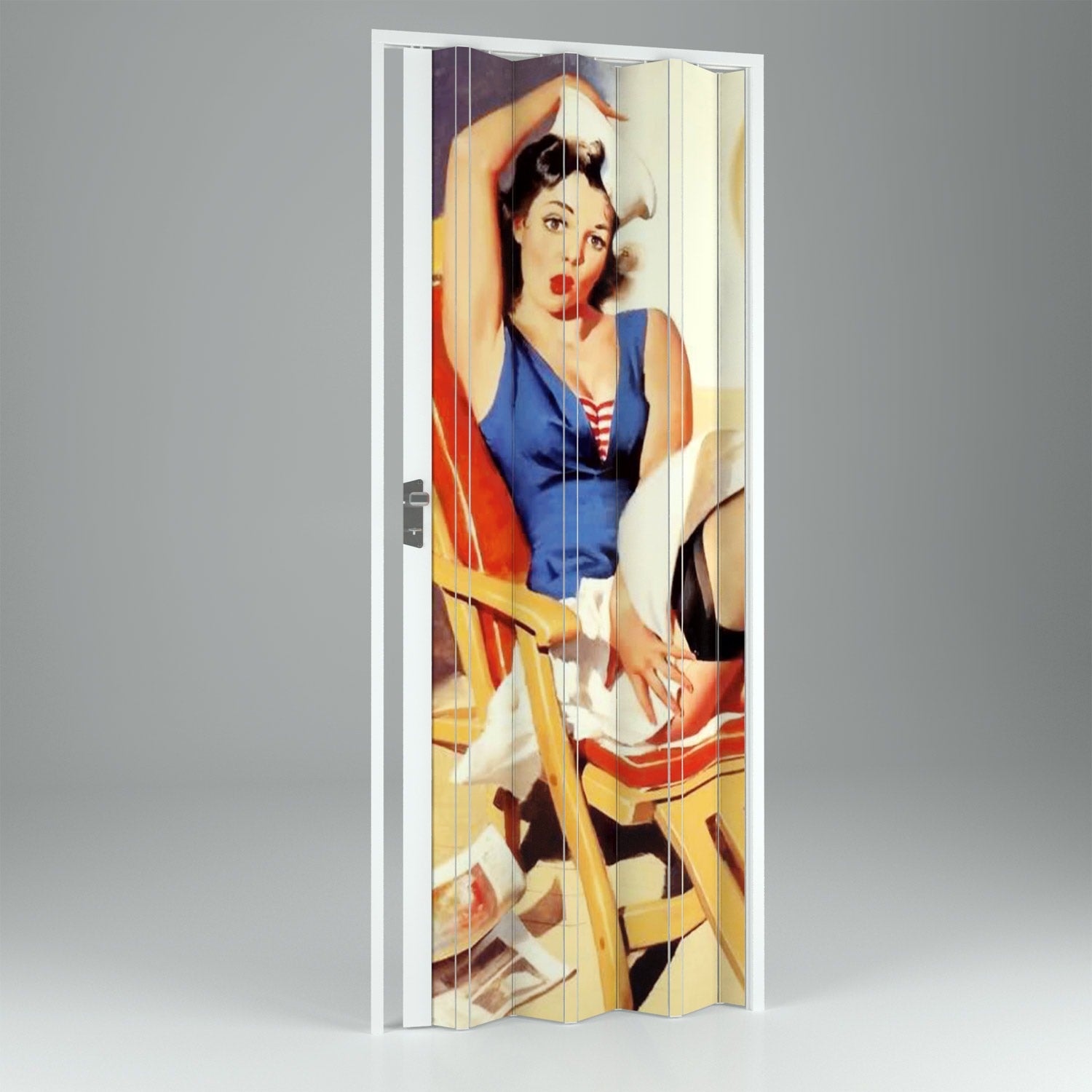 Puerta plegable de interior de pvc lady 115 cm mod.vera