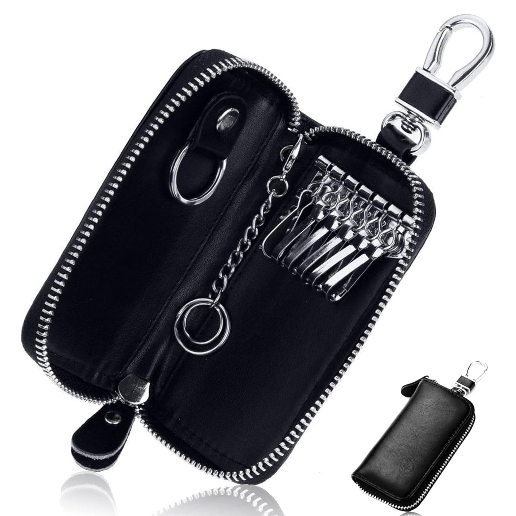 Porte-clés Maison En Cuir Véritable Avec Gaufrage, Fait Main, Personnalisable
