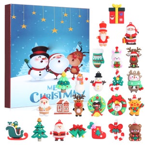TLOXO Scatole Calendario Dell'avvento,24 Scatole Calendario Natale,Calendario dell'Avvento Fai