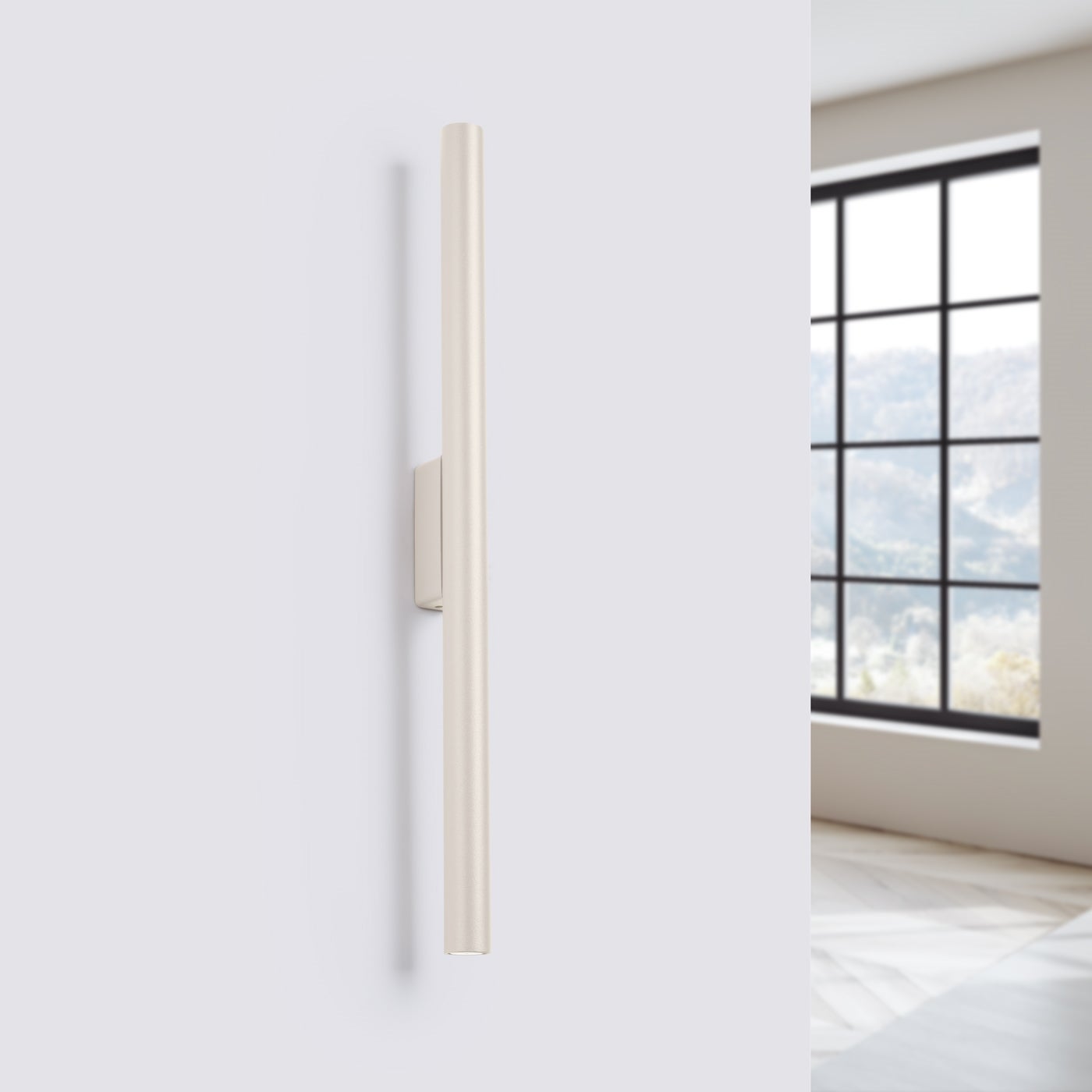 Kinkiet BRILL 2 beżowy LED 4000K - 2.5x5x50cm Sollux