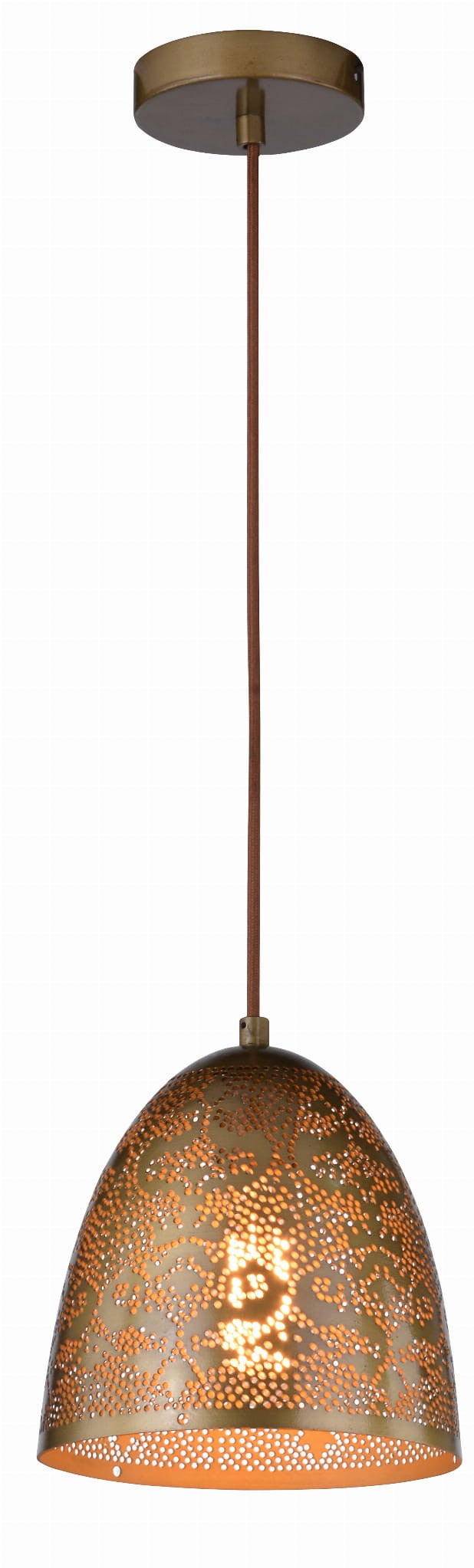Lampa wisząca SFINKS mosiądz 1 x E27 x 60W wym: 125 x 20 x 20 cm Candellux