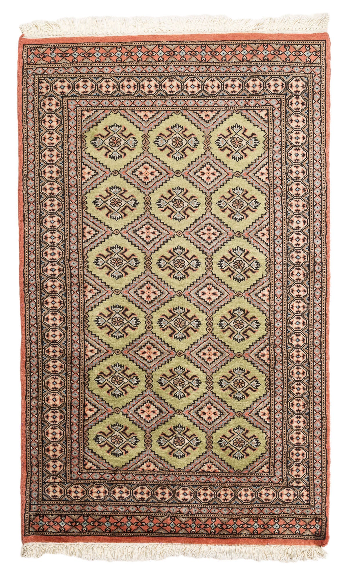 160x92 CM Oryginalny, ręcznie tkany dywan z wełny kaszmirskiej z Pakistanu