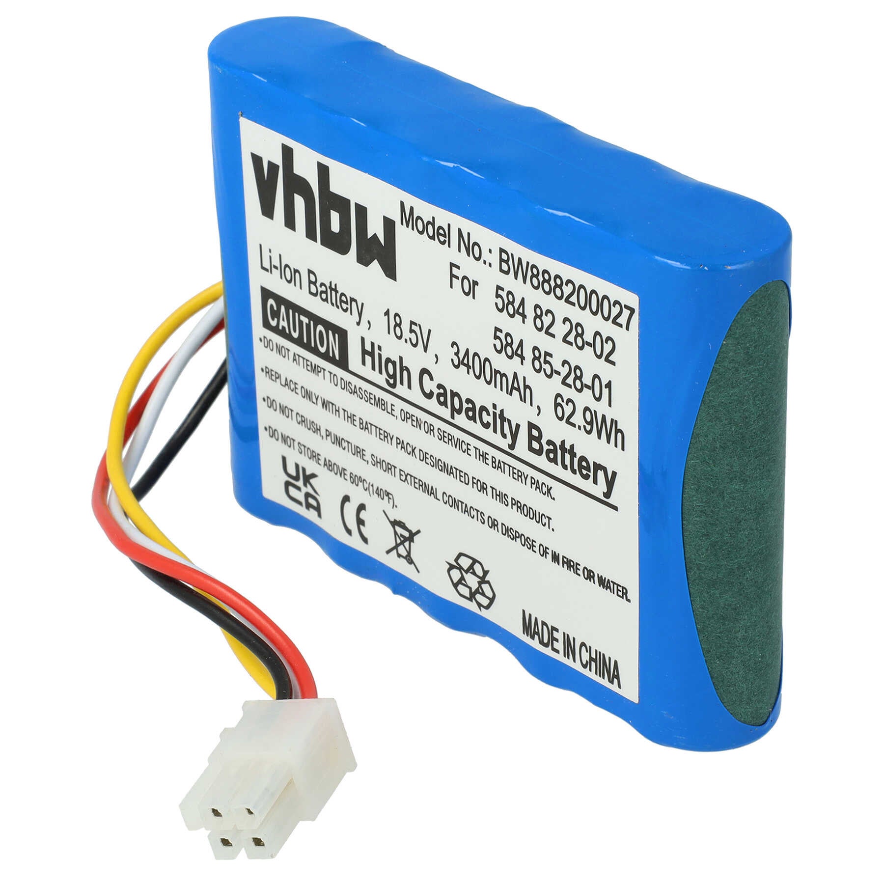 Vhbw LiIon batterie 3400mAh (18.5V) pour tondeuse à gazon robot — free download