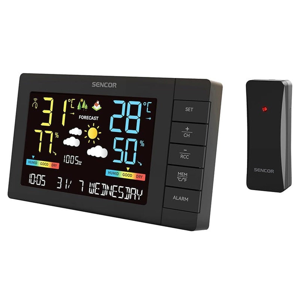 Statie Meteo Sencor SWS 4440 | Wireless, Senzor Extern, Display LCD