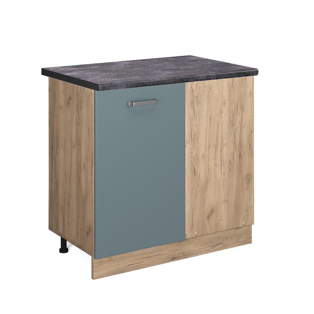 Vicco Szafka narożna R-Line, Niebiesko-szary, 86 cm , BP Antracyt