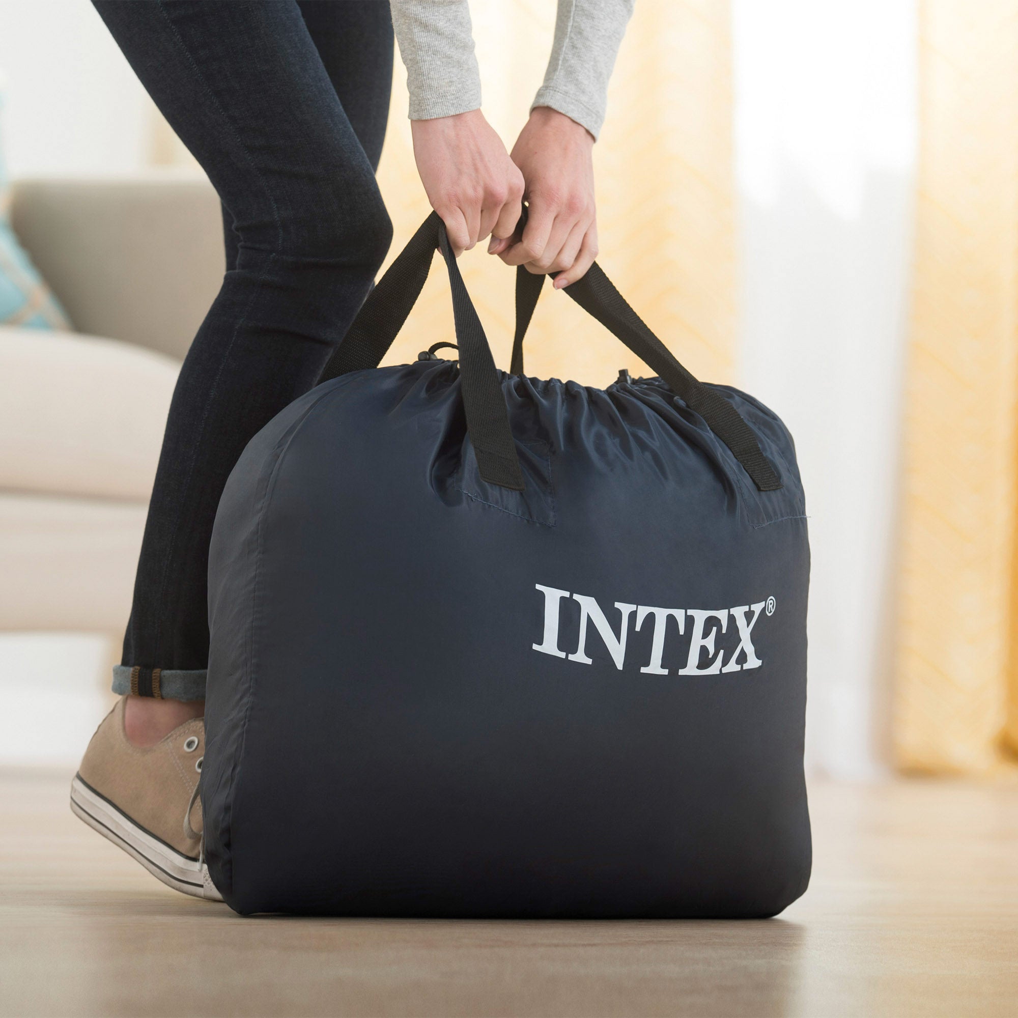 Matelas gonflable électrique Intex Premium Comfort - 2 places - 5