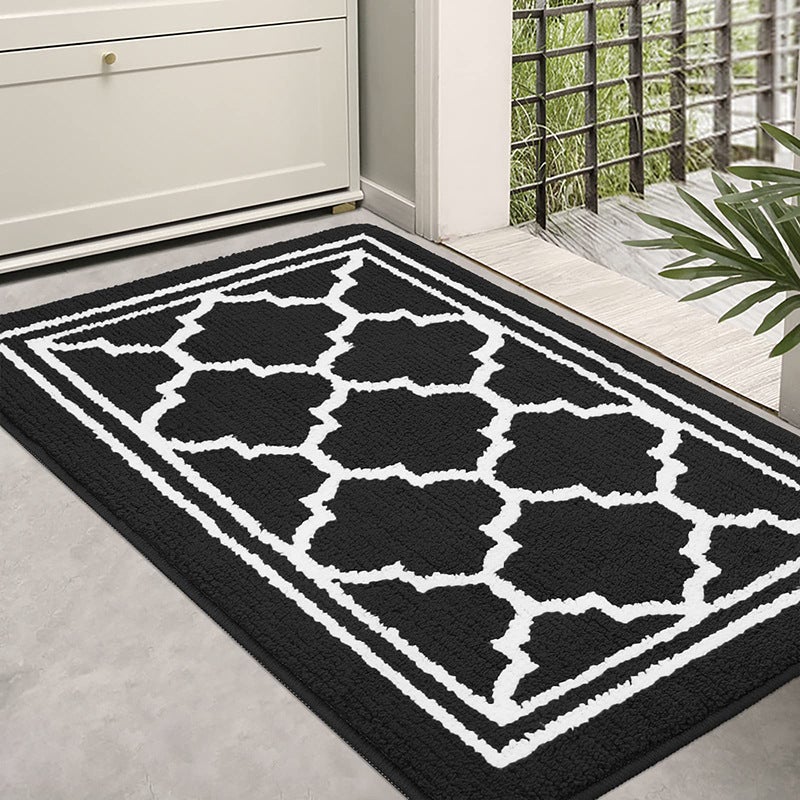 Antypoślizgowa Wykładzina Wewnętrzna 60 x 90 cm, Miękki Dywanik Wejściowy Wewnętrzny, Dywanik Wejściowy do Prania w Pralce, Chłonny i Wytrzymały