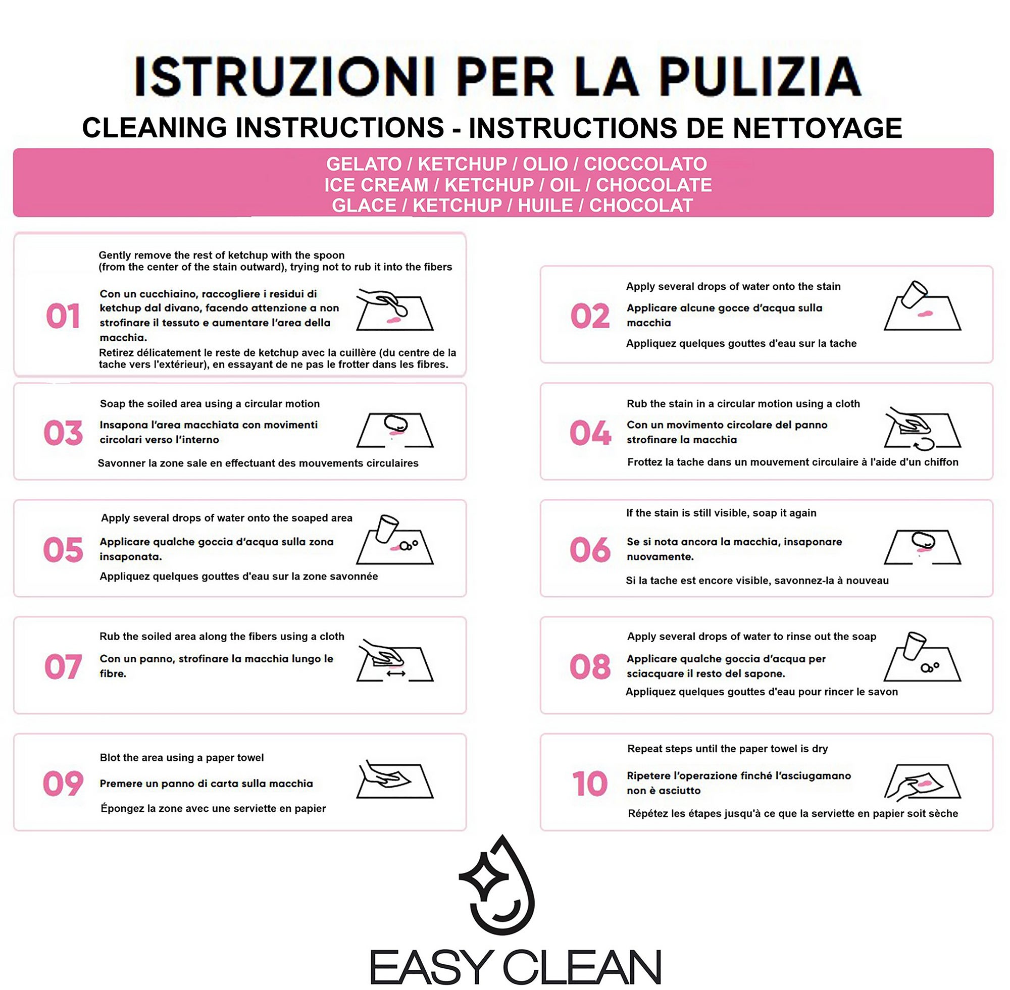 Set di 4 sedie BELLS COLORS (4 sedie colorate) - 7