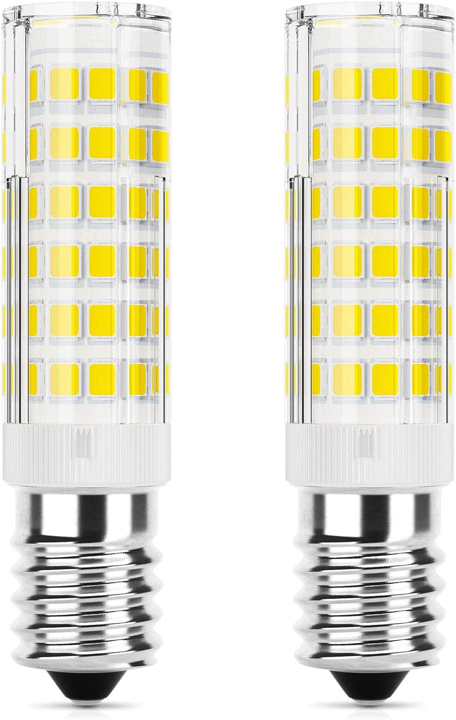 Żarówka LED E14 do okapu kuchennego, zimna biel 6500 K, nieściemnialna, 2 sztuki