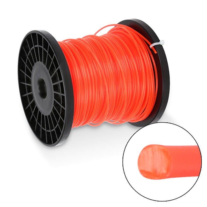 Żyłka do krawędziarki 2,0 mm okrągła nylon 100 m do dokładnego koszenia