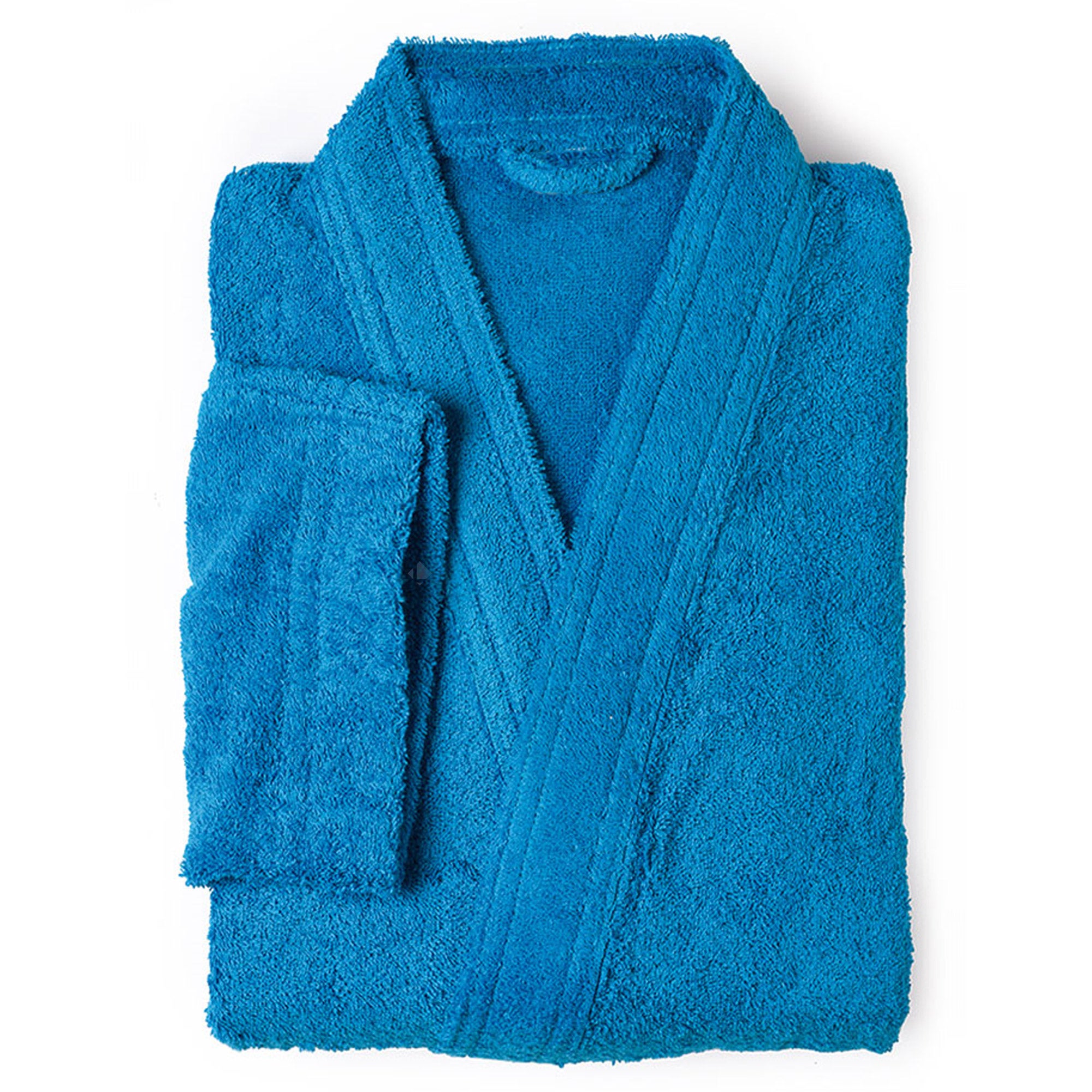 Peignoir De Bain Uni Et Coloré - Turquoise - S - Coton | Leroy Merlin