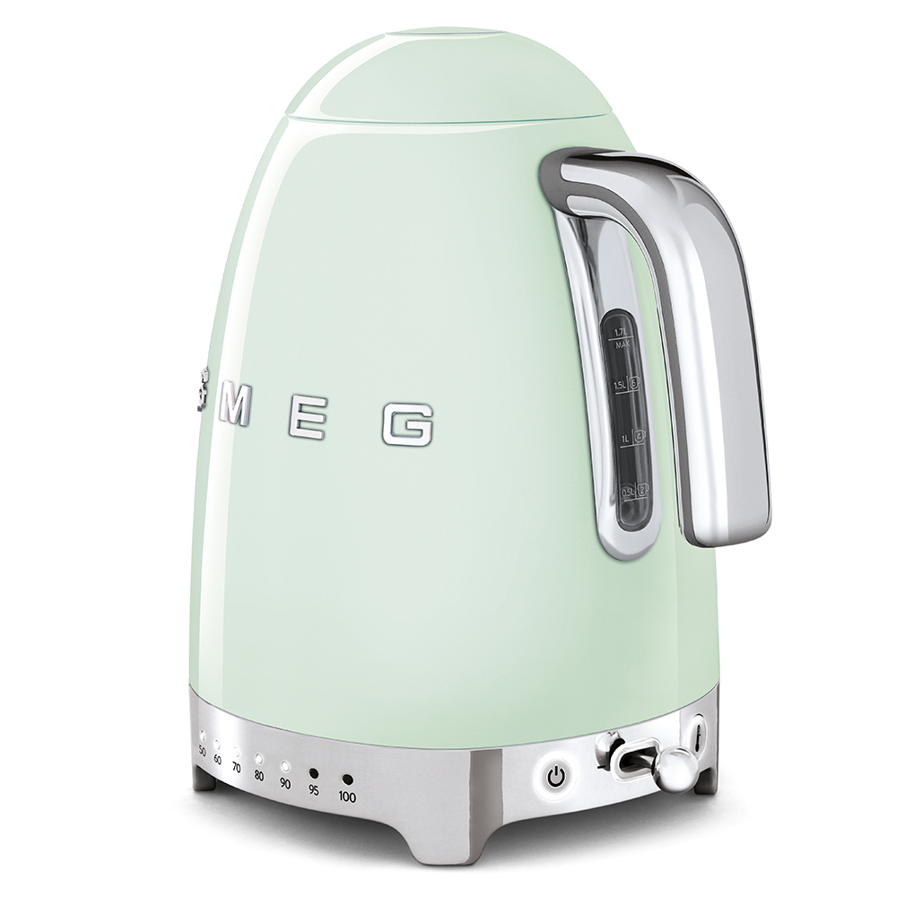 Bouilloire à température réglable 1,7L vert d'eau KLF04PGEU Smeg - 3
