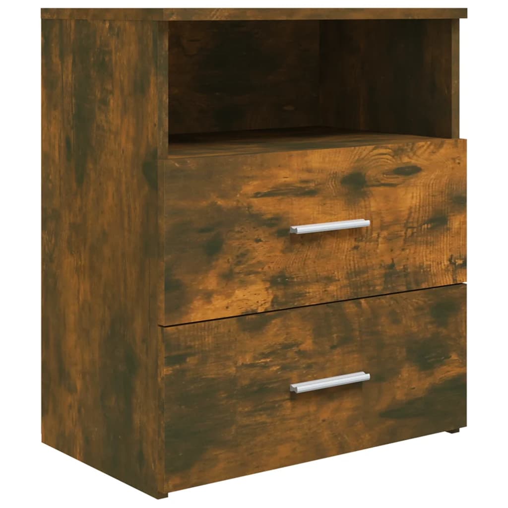 Lot de 2 Tables de chevet，Table d'appoint, Table de nuit pour Salon Chambre Chêne fumé 50x32x60 cm948089 - 5