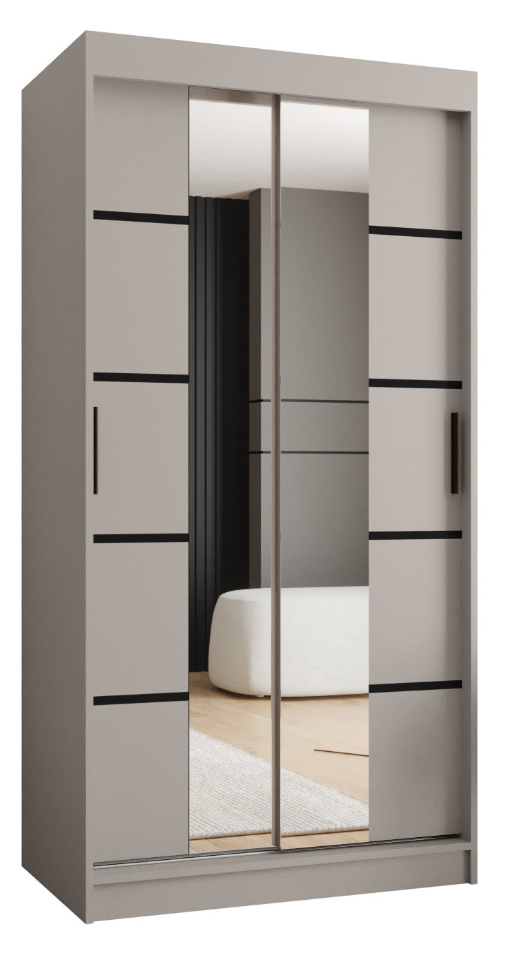 Szafa przesuwna garderoba RUBINO V4 100 x 62 x 200 cm - Abiks Meble