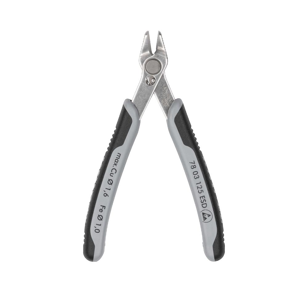 Obcęgi boczne Knipex Model ESD stal nierdzewna i ergonomiczna rękojeść