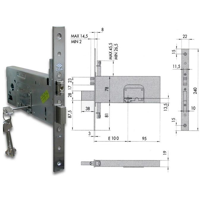 Raggi Da Bici PILLAR J-BEND Argento 268mm - Lotto Da 100 Con Nippli A Bloccaggio Centrale - Foto 2