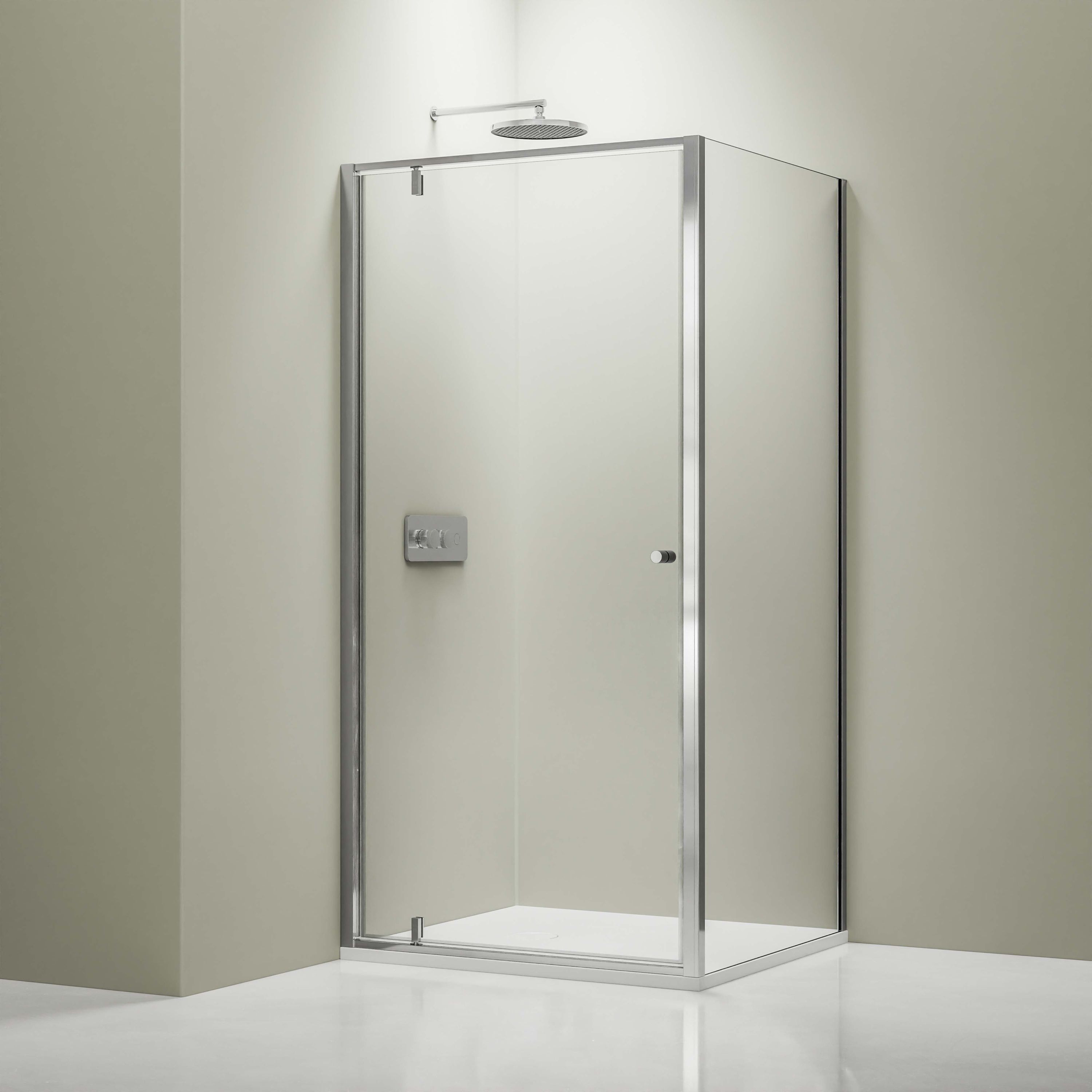 Bernstein Kabina prysznicowa narożna NT604 FLEX chrom szkło 6mm - 90x100cm