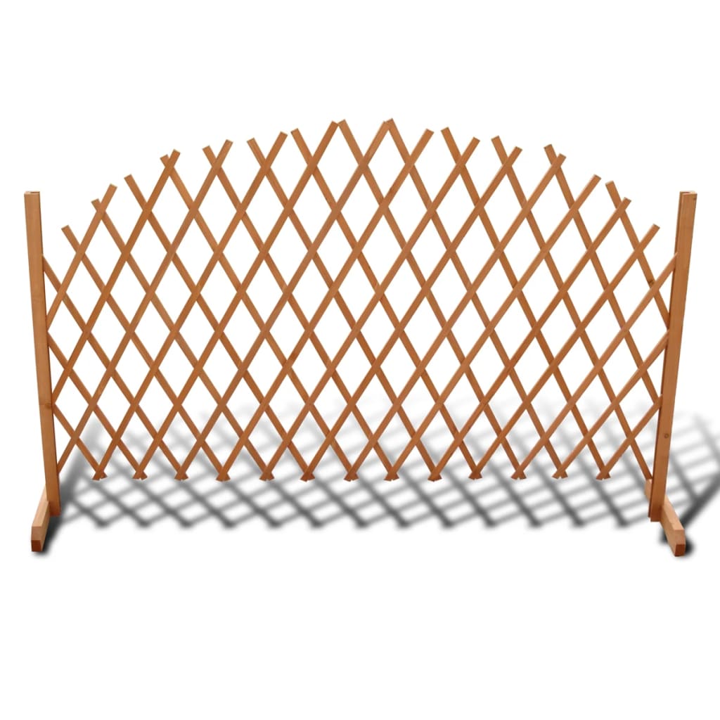 Clôture en treillis Bois solide 180x100 cm CFW51211 - 2