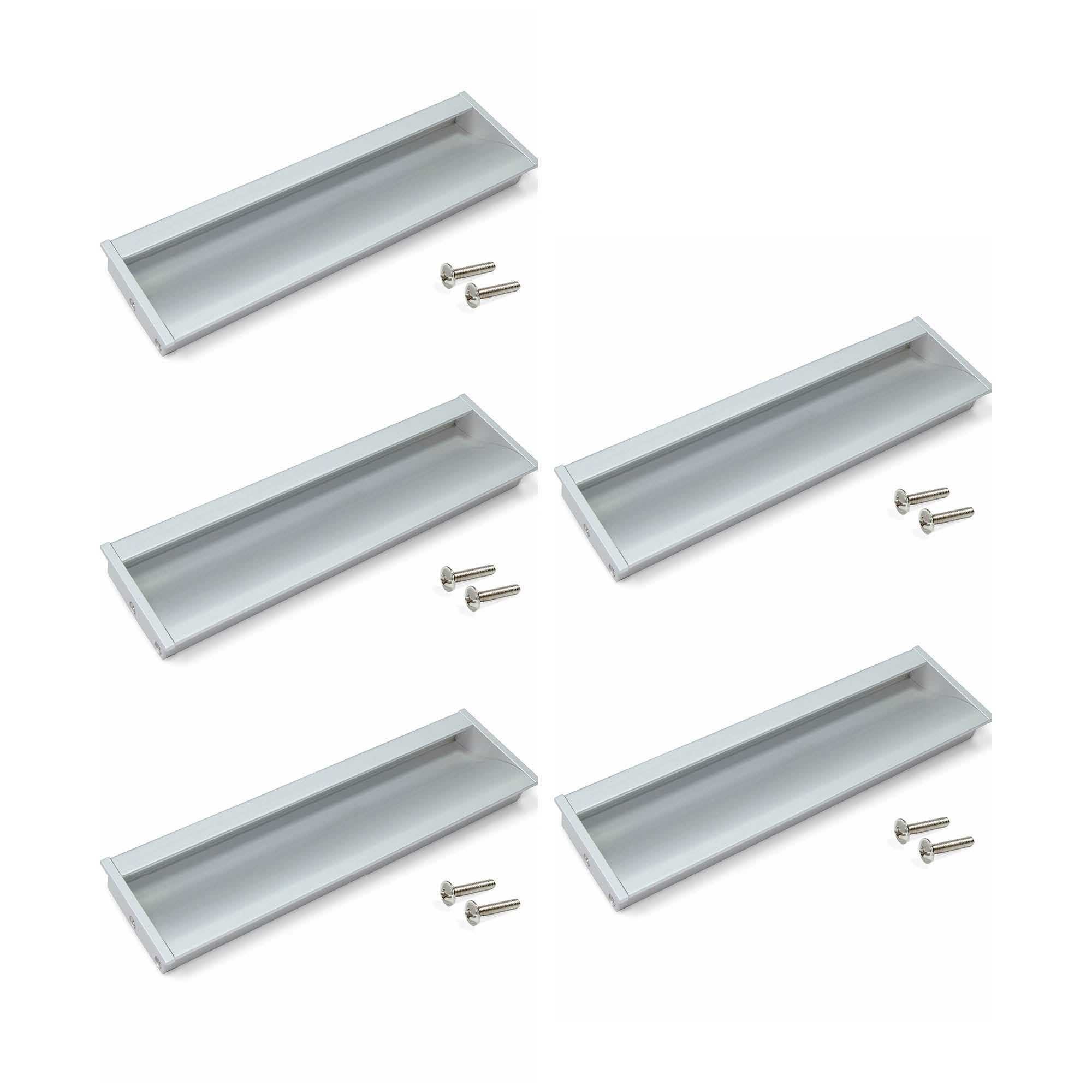 Lot de 5 poignées pour meubles Sofia, L157mm avec