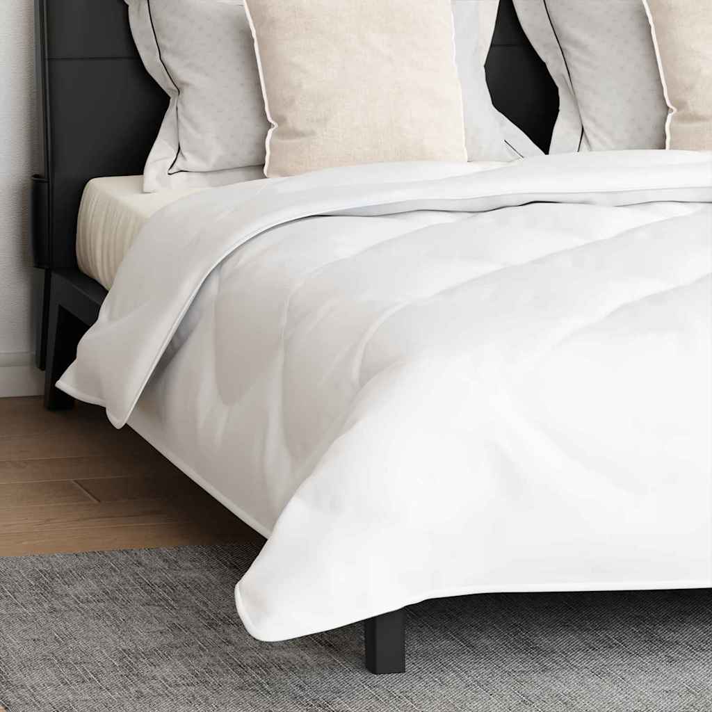 Couette avec oreiller 3 pcs | Duvet Blanc 200 x 220 cm Microfibre - 5
