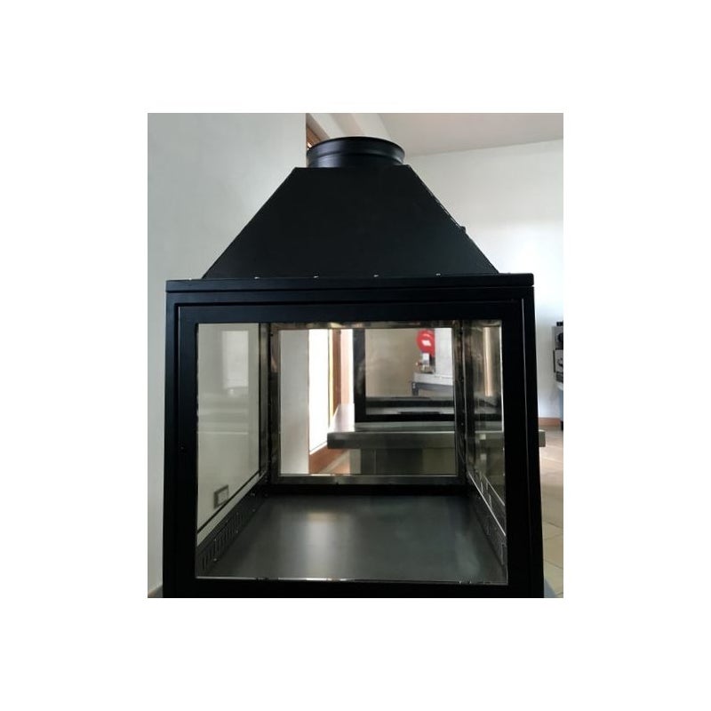 Czterostronne drzwiczki kominowe z kapturem do budowy komina