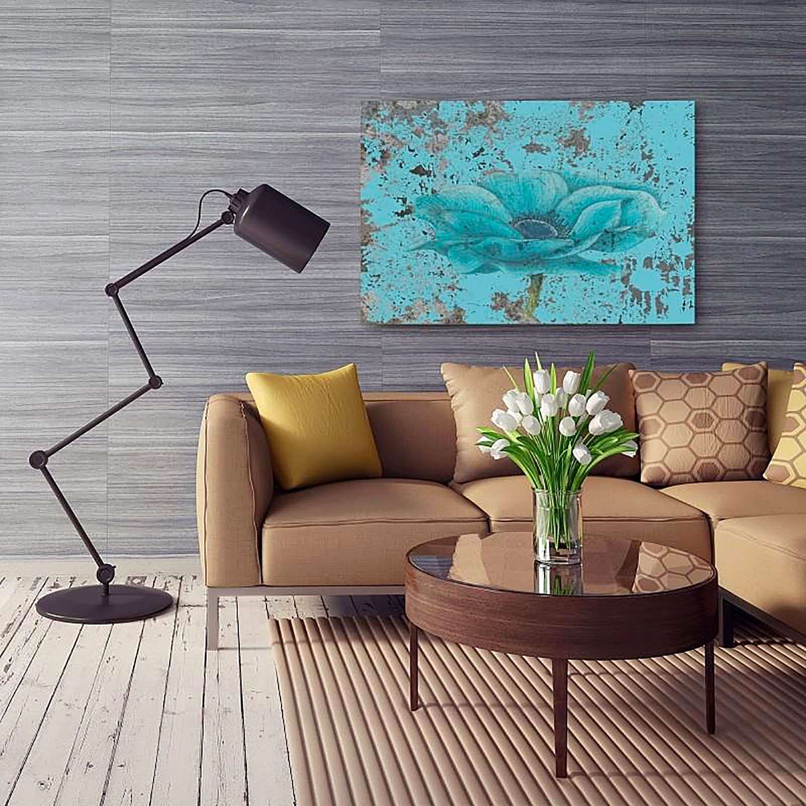 Tableau fleur 5 - 40 x 30 cm - 5