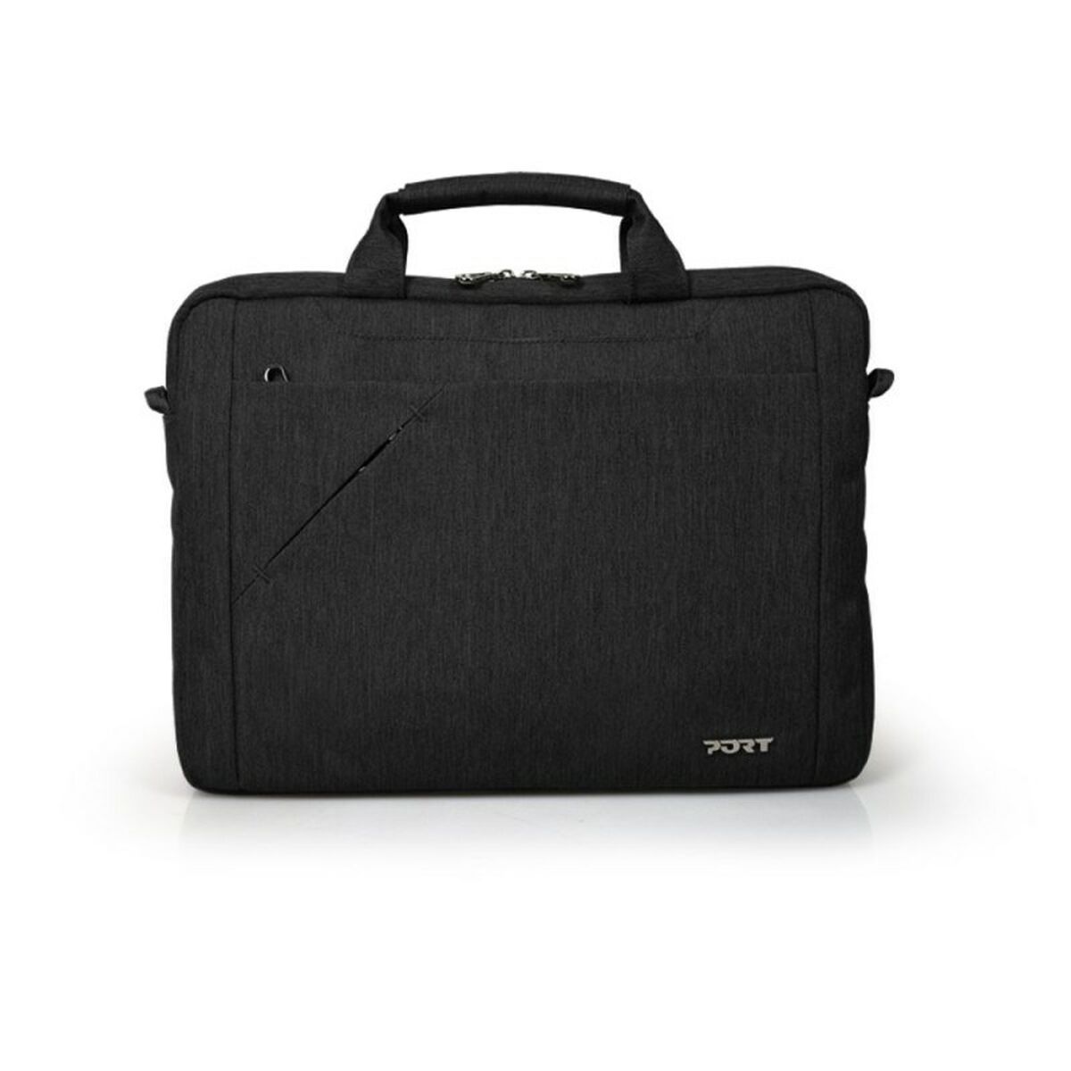 Torba Port Designs Sydney TL Eco czarna, przegródka na tablet i przednia kieszeń