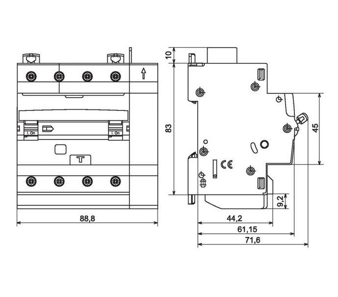 DX3 4P C32 6000A AC 30MA TGA - 411200 - 2