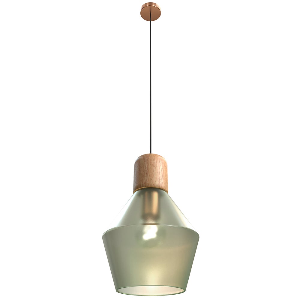 Licht-Erlebnisse Lampe Suspension élégante MARLON Bleu Foncé Or Tissu Rond 50cm Salle à Manger Salon Lampe Suspendue