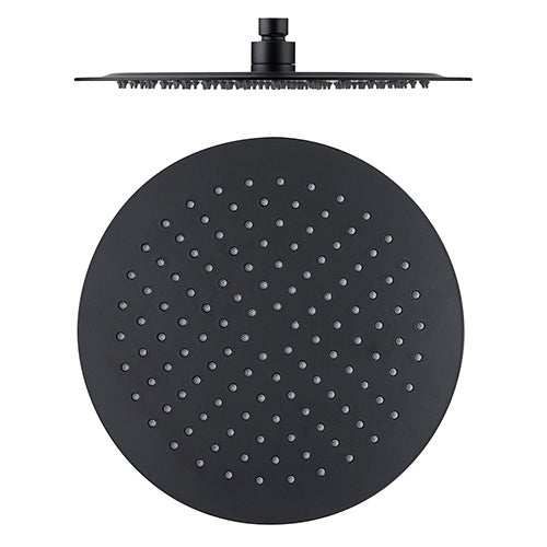 Eda Rousseau Edouard Rousseau - Tête de Douche HIRAME -1 JET - Noir | Leroy Merlin