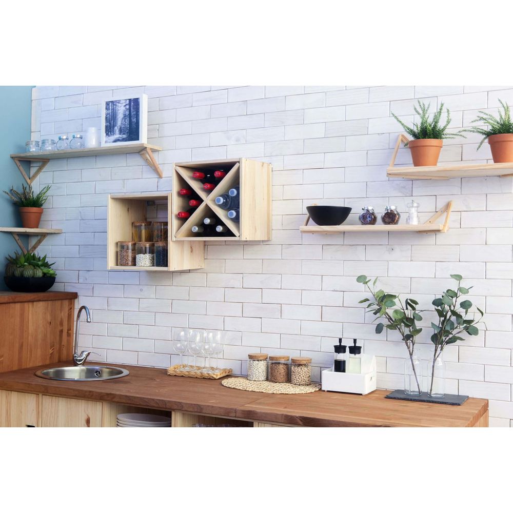 ESTANTERIA MADERA CUBO DINAMIC - 8